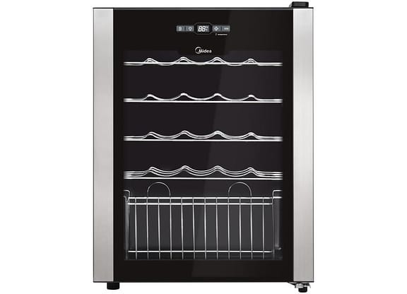 Adega Climatizada Midea 24 Garrafas com Painel Touch WBB241 com Compressor