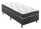 Cama Box Solteiro Conjugado 88x43x188cm - Ortobom Physical Spring Gray