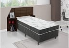 Cama Box Solteiro Conjugado 88x43x188cm - Ortobom Physical Spring Gray
