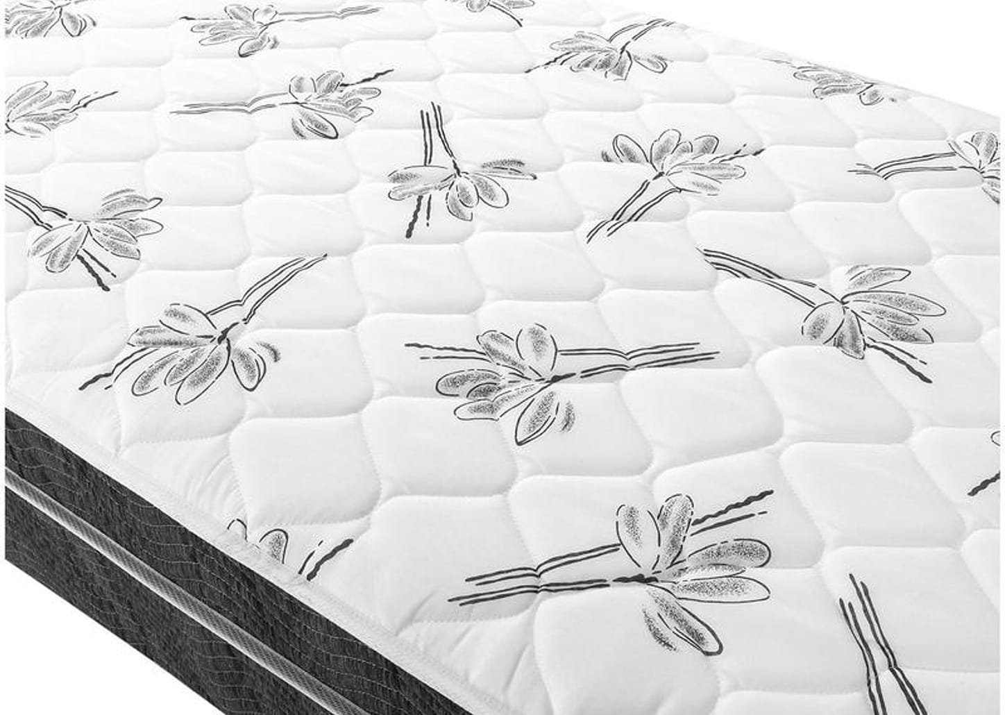 Cama Box Solteiro Conjugado 88x43x188cm - Ortobom Physical Spring Gray