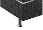 Cama Box Solteiro Conjugado 88x43x188cm - Ortobom Physical Spring Gray