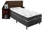 Cama Box Solteiro Conjugado 88x43x188cm - Ortobom Physical Spring Gray