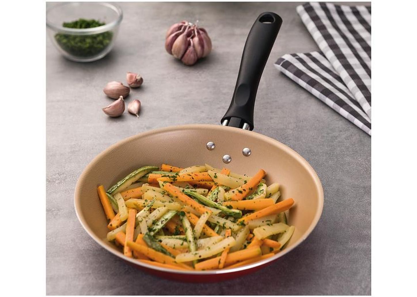 Frigideira Antiaderente Tramontina de Alumínio Turim Vermelha 20cm