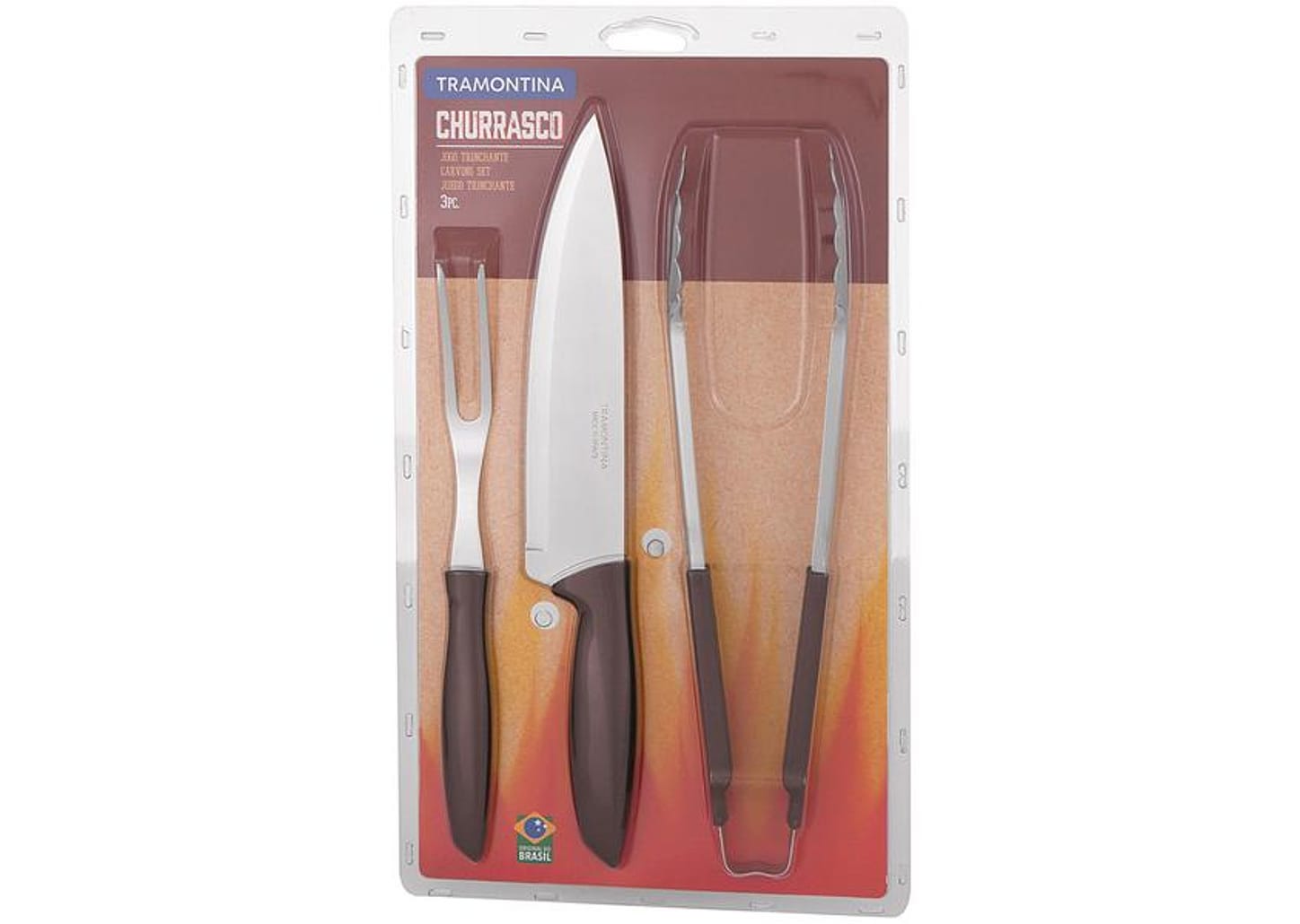 Kit Churrasco Tramontina Plenus 3 Peças