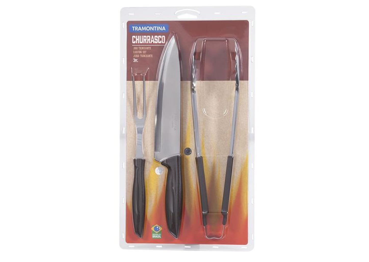 Kit Churrasco Tramontina Plenus 3 Peças