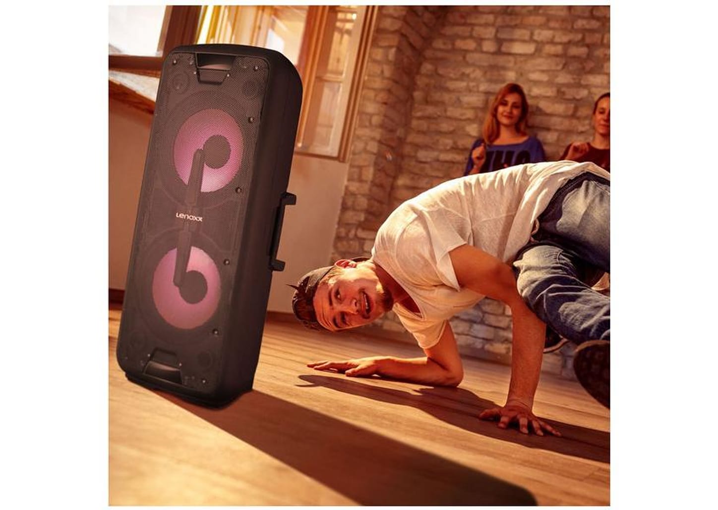 Caixa de Som Lenoxx CA 370 Bluetooth Amplificada 1000W USB