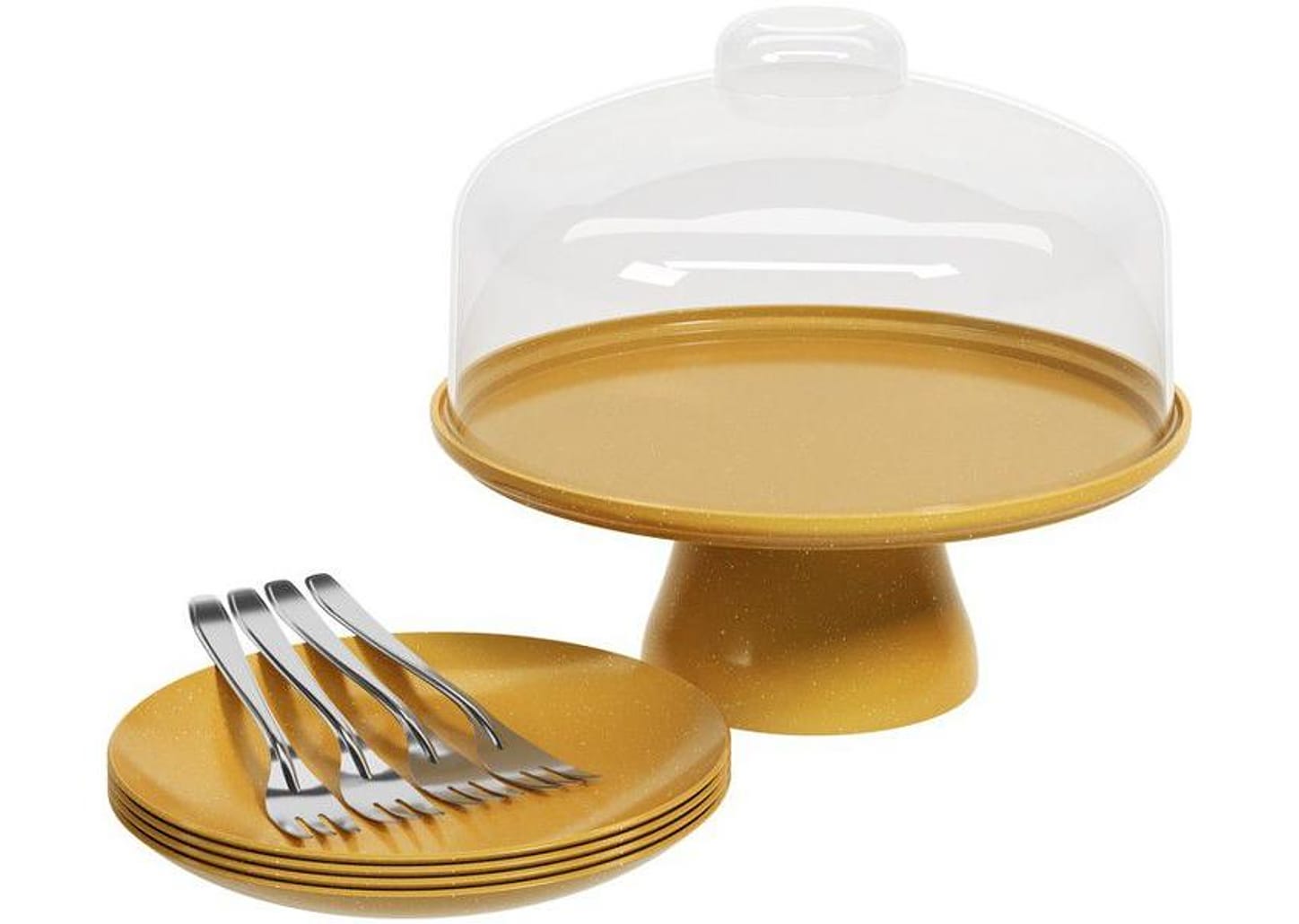 Boleira de Polipropileno com Tampa Coza - Celebration 25cm 9 Peças