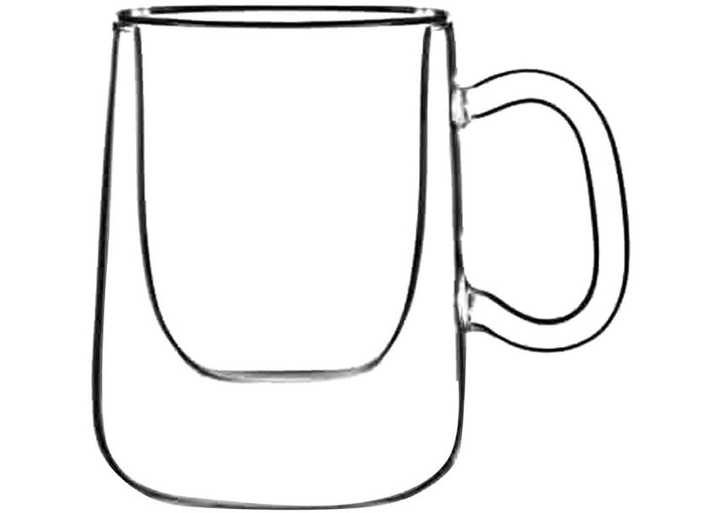 Jogo de Xícaras de Café 90ml Luigi Bormioli - Jamaica 2 Peças