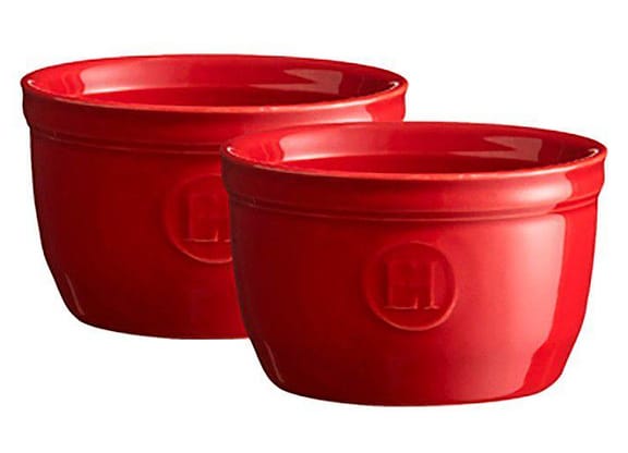 Conjunto de Ramequins 150ml Vermelho - Emile Henry 33090134 2 Peças