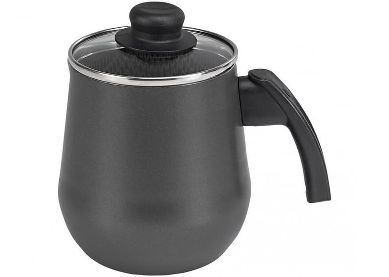 Bule de Café e Chá de Alumínio Cinza com Tampa 1,5L Gourmet Multiflon