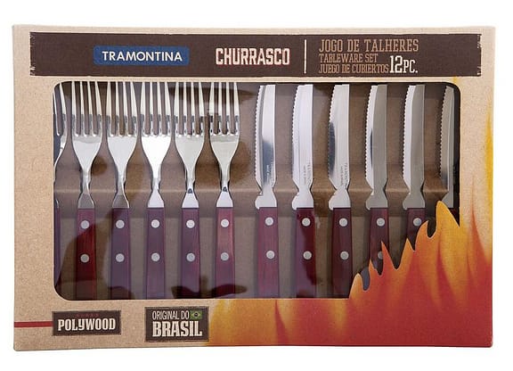 Conjunto de Talheres Tramontina 12 Peças Polywood 21199/703