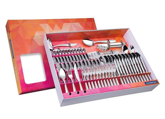 Conjunto de Talheres 91 Peças Tramontina Laguna 66906/890