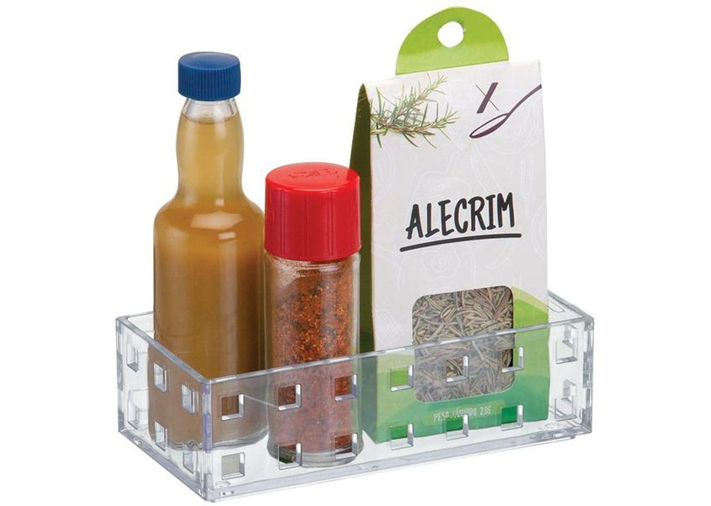 Jogo de Caixa Organizadora 5 Peças Arthi - Evolutiva Cristal/9113