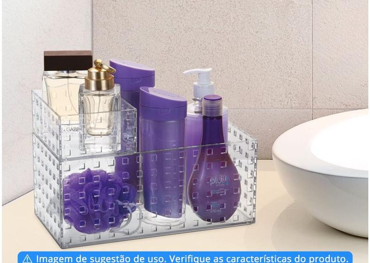 Jogo de Caixa Organizadora 5 Peças Arthi - Evolutiva Cristal/9113