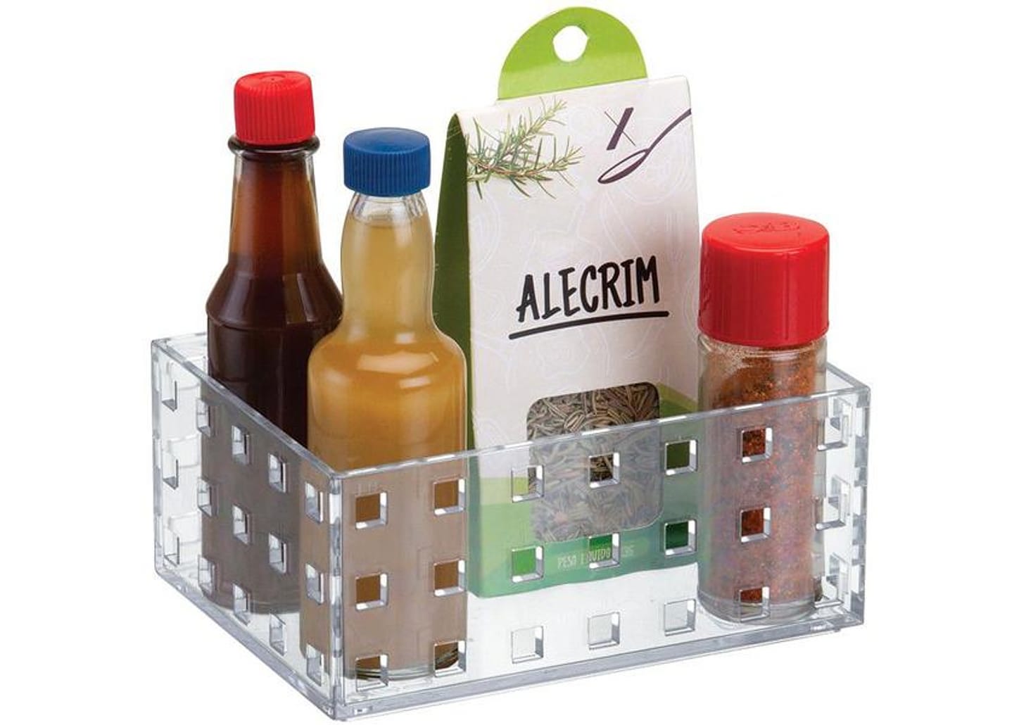 Jogo de Caixa Organizadora 5 Peças Arthi - Evolutiva Cristal/9113