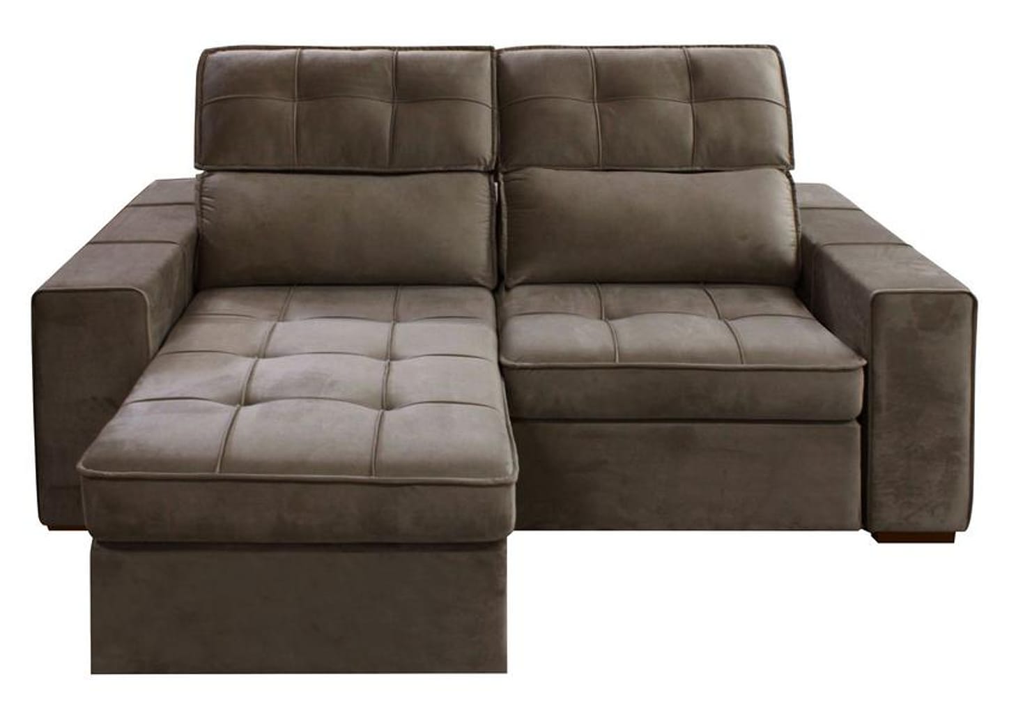 Sofá Retrátil Reclinável 3 Lugares Veludo Joly Barsa Gralha Azul