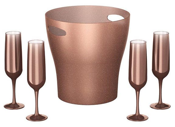 Jogo de Taças para Espumante 160ml 5 Peças Coza - Celebration com Cooler