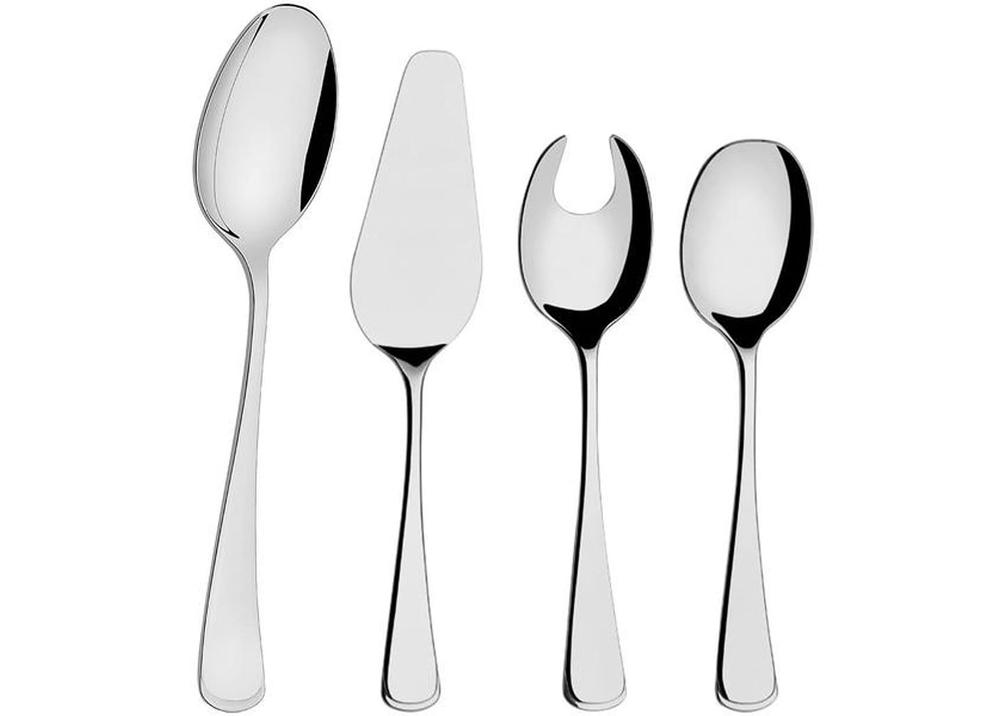 Conjunto de Utensílios Tramontina Inox Mônaco 4 Peças