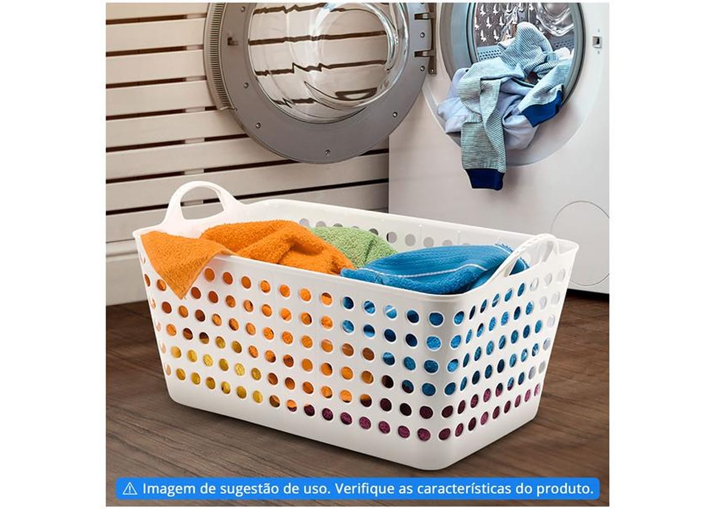 Cesto Organizador Retangular 22L Arthi 9231 3 Peças