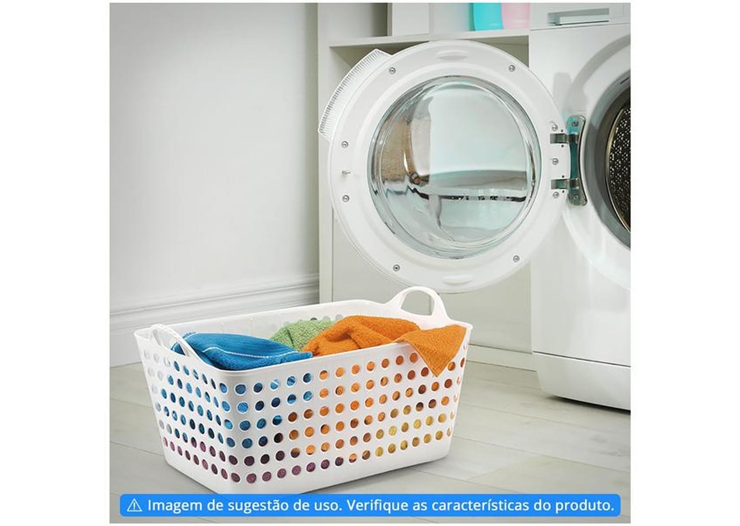 Cesto Organizador Retangular 22L Arthi 9231 3 Peças