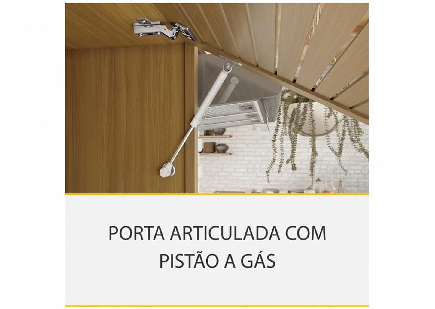 Cozinha Compacta Nesher Realeza Nicho para - Micro-ondas 4 Portas 1 Gaveta 100% MDF
