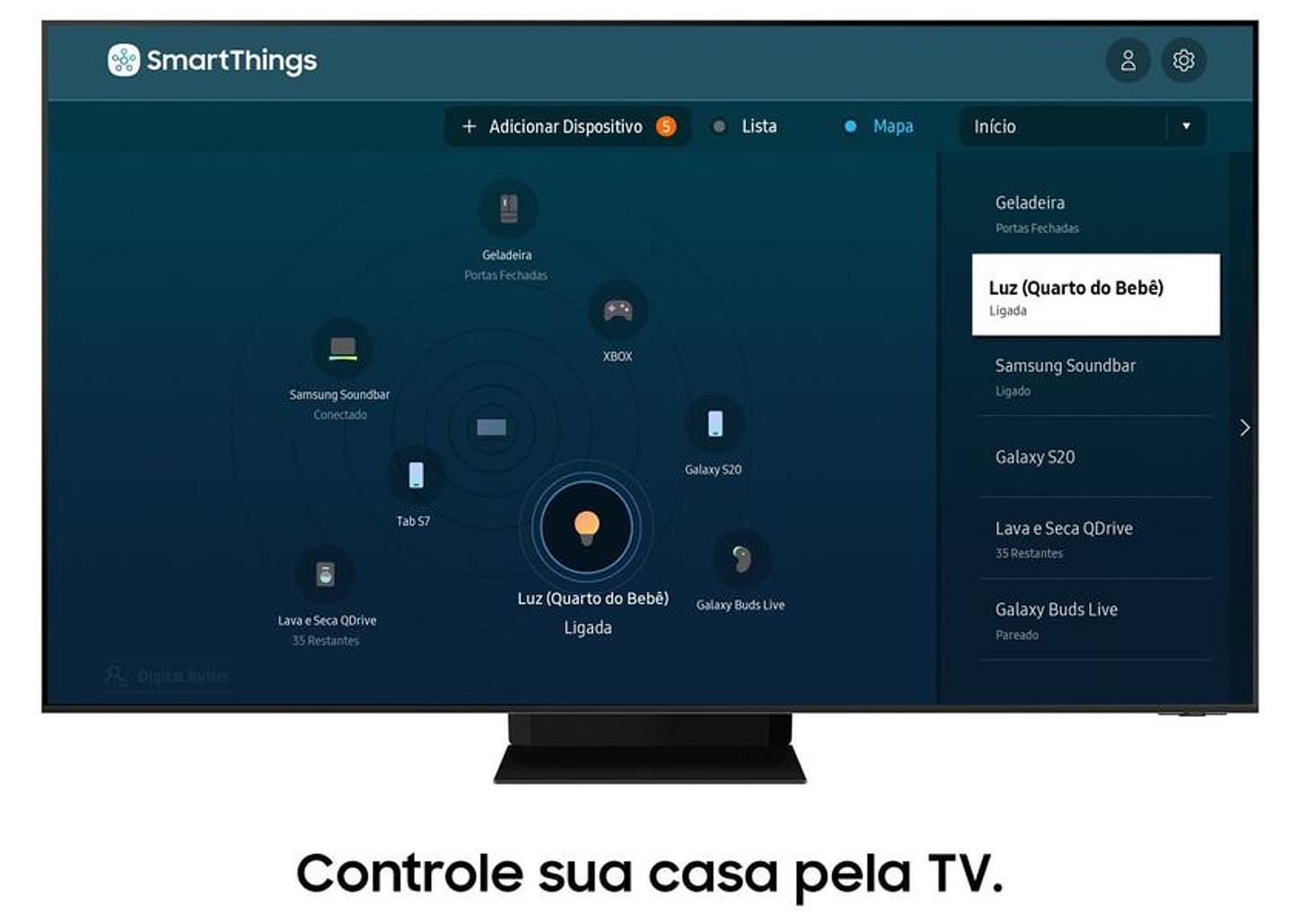 Smart TV 65” Ultra HD 8K Neo QLED Samsung Neo 65800A Wi-Fi Bluetooth HDR 4 HDMI 3 USB
