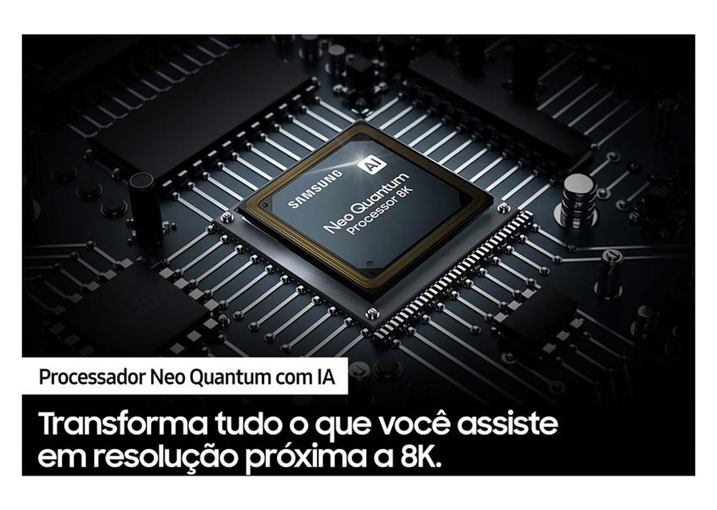 Smart TV 65” Ultra HD 8K Neo QLED Samsung Neo 65800A Wi-Fi Bluetooth HDR 4 HDMI 3 USB