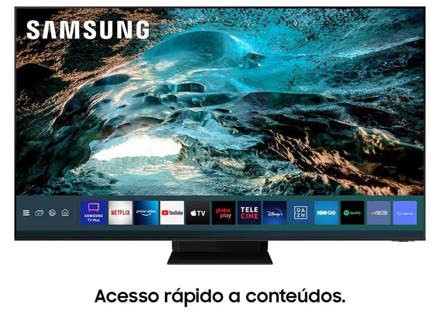 Smart TV 65” Ultra HD 8K Neo QLED Samsung Neo 65800A Wi-Fi Bluetooth HDR 4 HDMI 3 USB