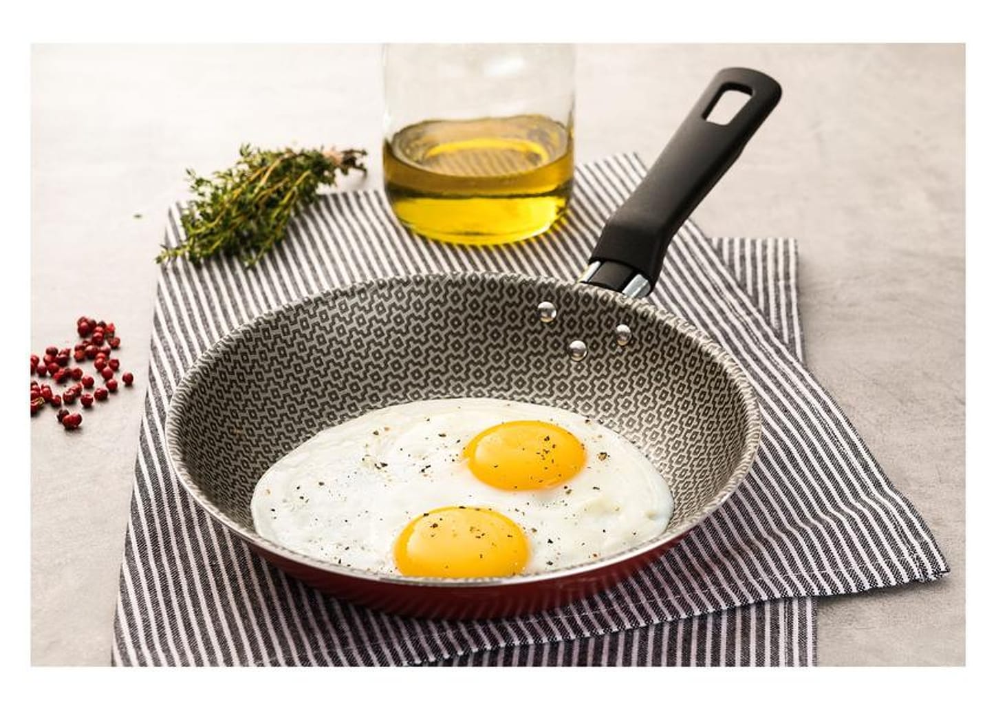 Frigideira Antiaderente Tramontina de Alumínio Loreto Vermelha 22cm