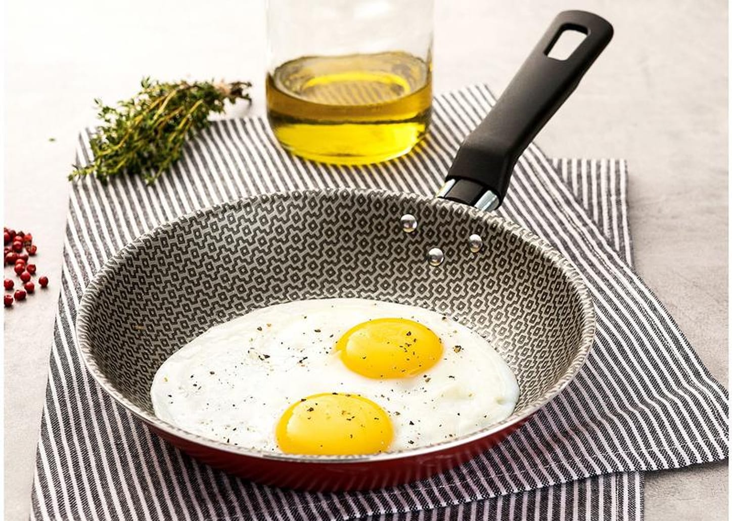 Frigideira Antiaderente Tramontina Alumínio Loreto 20380720 Vermelha 20cm