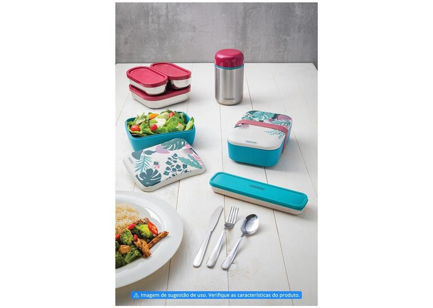 Pote de Inox Tramontina com Tampa Redondo 400ml By Me