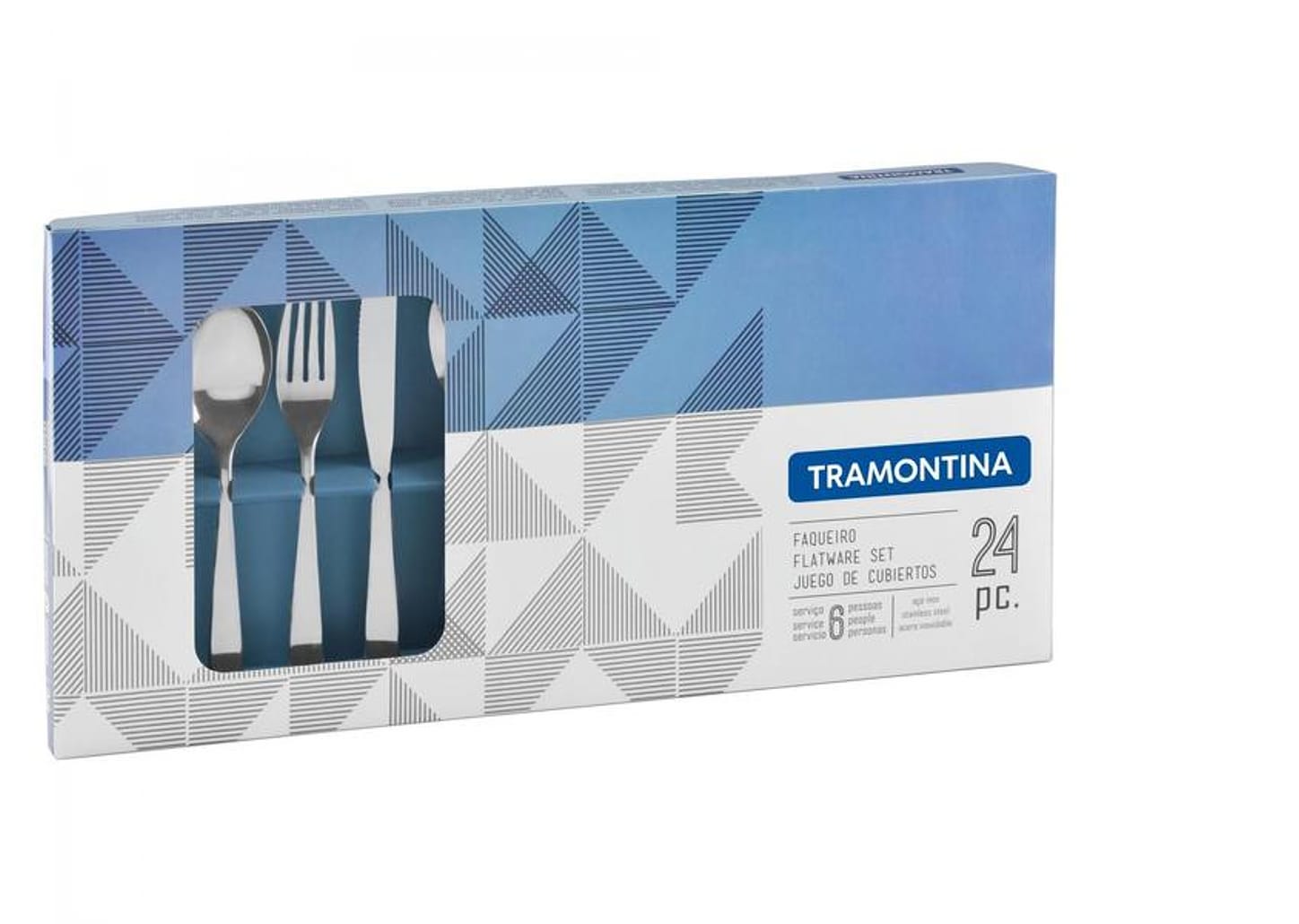 Faqueiro Tramontina Inox Laguna 24 Peças