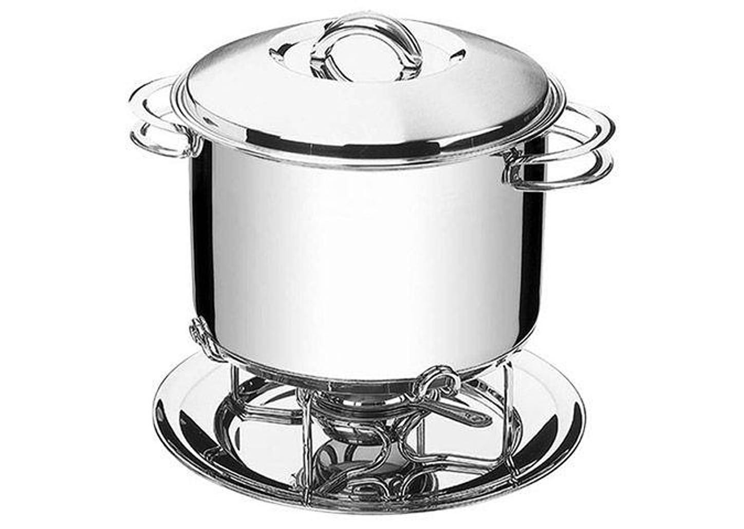 Rechaud Inox Tramontina Redondo 6,08L 2 Peças 65500/670