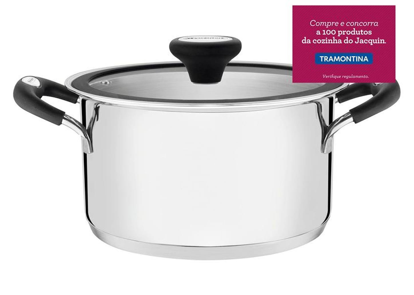 Caçarola Tramontina 3,6L 20cm com Tampa - Solar Silicone