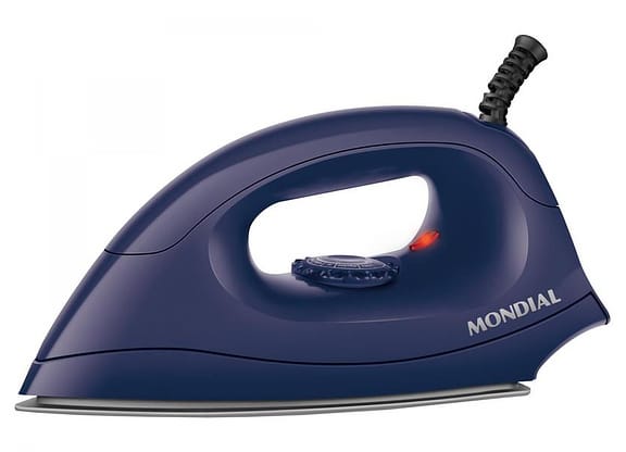 Ferro de Passar Roupa a Seco Mondial - FSN-55-BL Azul