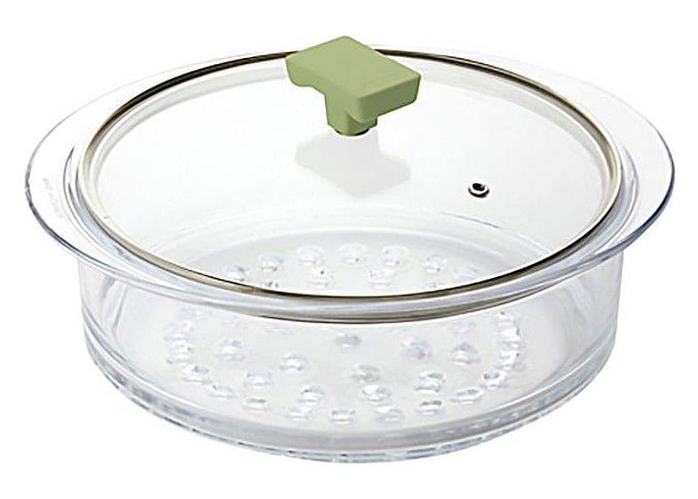 Cozi Vapore Ghidini Vidro 24cm Transparente com Tampa Vera
