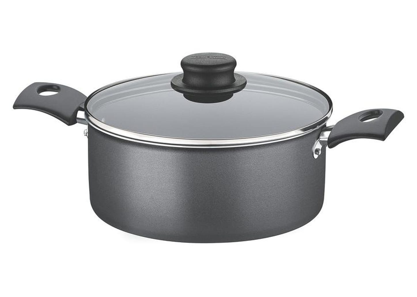 Caçarola Tramontina Antiaderente com Tampa Chumbo 3,7L 22cm Turim