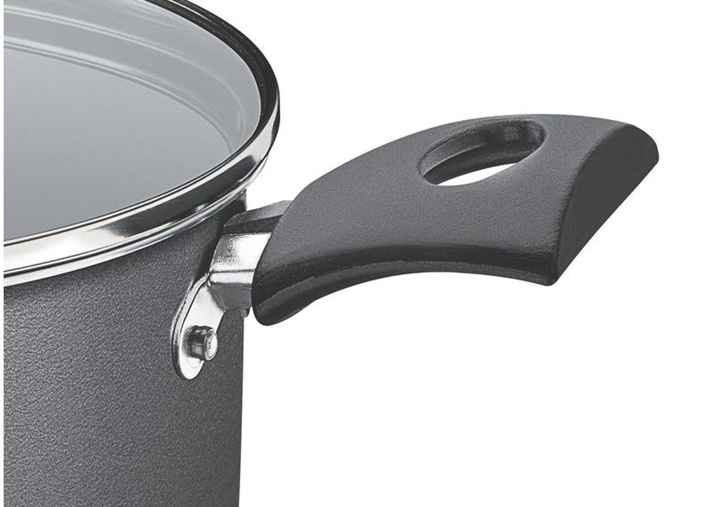 Caçarola Tramontina Antiaderente com Tampa Chumbo 3,7L 22cm Turim