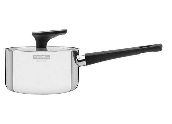 Panela Tramontina Inox Fundo Triplo 16cm 1,7L - Grano Baquelite