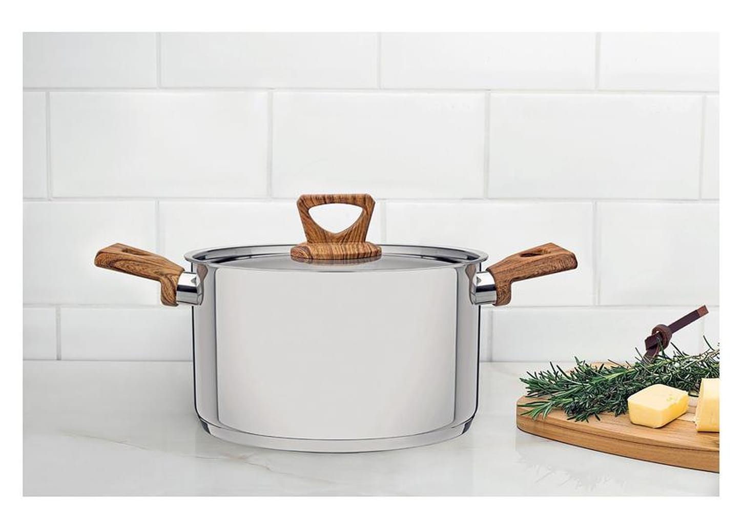 Jogo de Panelas Tramontina Inox Fundo Triplo 4 Peças Brava