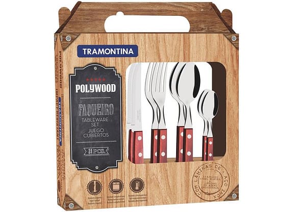 Faqueiro Tramontina Inox 24 Peças Polywood 21199/705