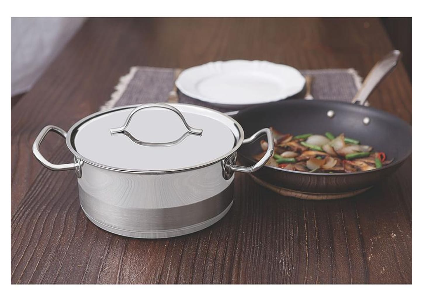 Caçarola Tramontina Inox 6,08L com Tampa - Professional 62624/241