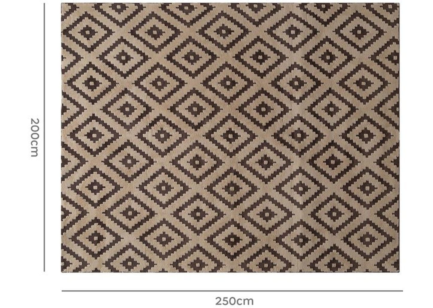 Tapete Geométrico Retangular Elegance Quadros 200x250cm Jolitex