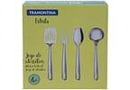 Jogo de Utensílios Tramontina Inox 4 Peças - Extrata 66815/710