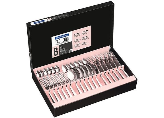 Faqueiro Tramontina Inox Mônaco 66917134 36 Peças