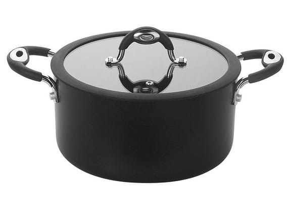 Caçarola Multiflon Antiaderente 3,7L 22cm 3mm com Tampa Dom 49222