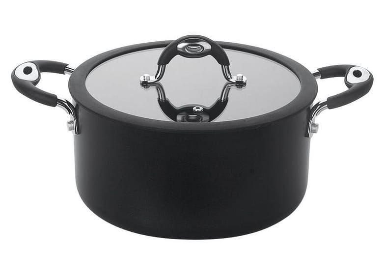 Caçarola Multiflon Antiaderente 3,7L 22cm 3mm com Tampa Dom 49222