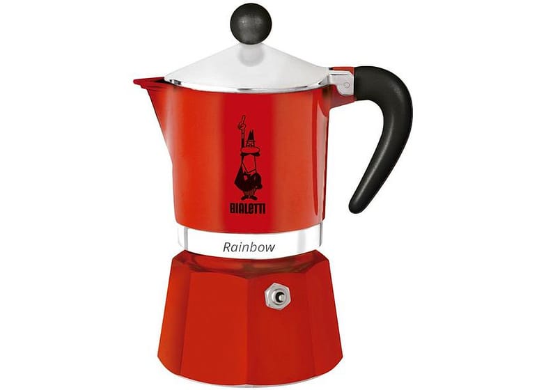 Cafeteira Italiana Bialetti Rainbow 3 Xícaras