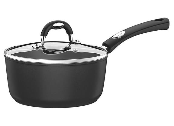 Panela Tramontina Antiaderente de Alumínio Preta 20cm 2,6L Mônaco Induction