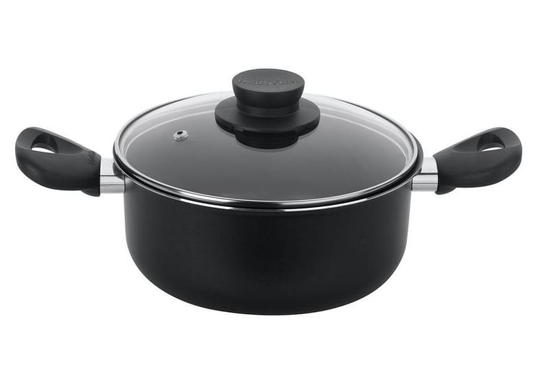 Caçarola Multiflon Antiaderente 1,4L 16cm 1.4mm com Tampa Gourmet 53216